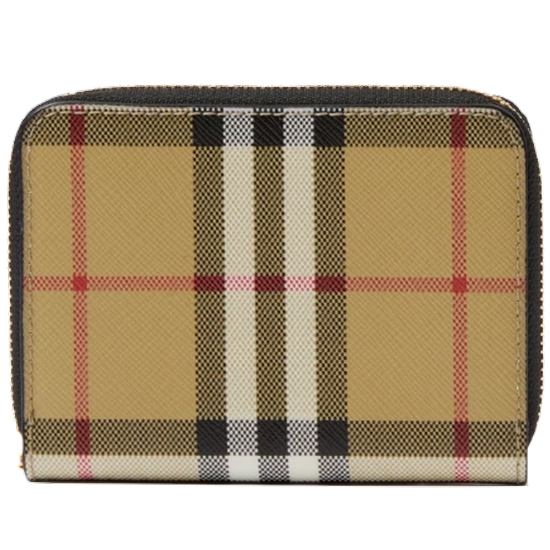 버버리 빈티지 체크 반지갑_8058017