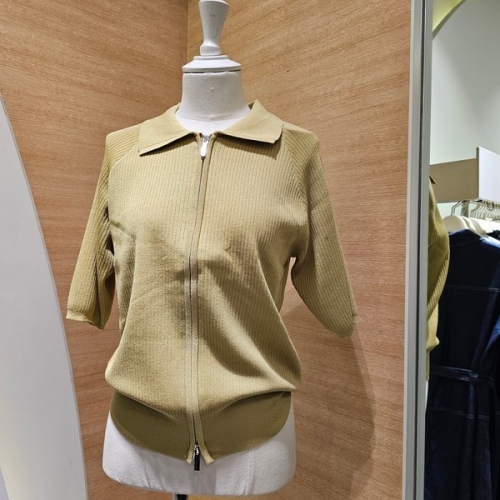  더아이잗 뉴욕 2024최신상 골지짚업카라가디건,IP8M1CD961