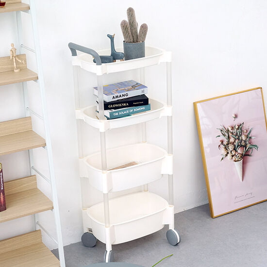 모던 리빙카트 4단 그레이