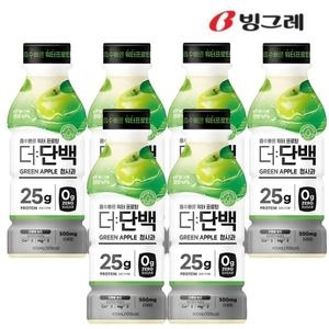  빙그레 더단백 워터 프로틴 청사과 400ml [6개]