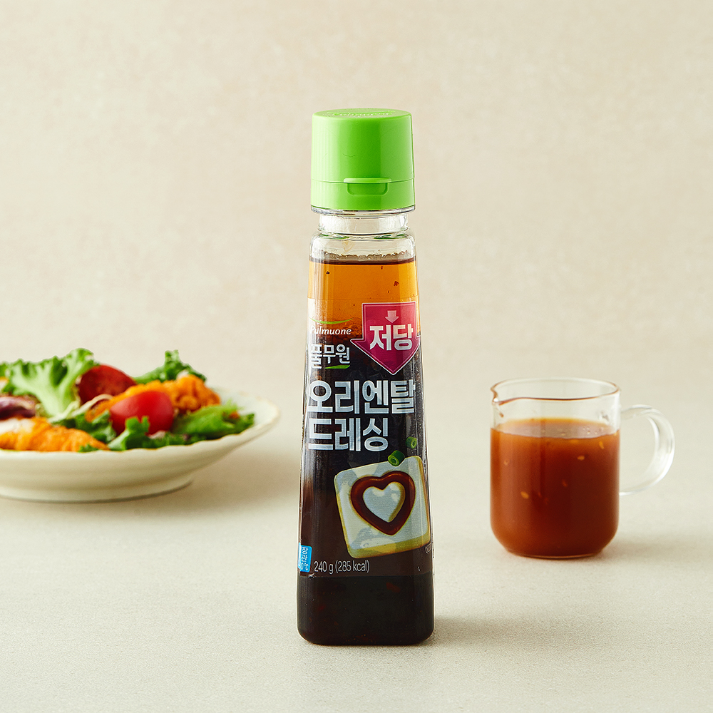 풀무원 저당 오리엔탈 드레싱 240g (1개)_이미지
