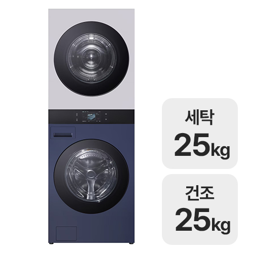 LG전자 트롬 AI 오브제컬렉션 워시타워 WA2525YMHF이미지입니다. 누르면 해당 게시물로 새창이동합니다.