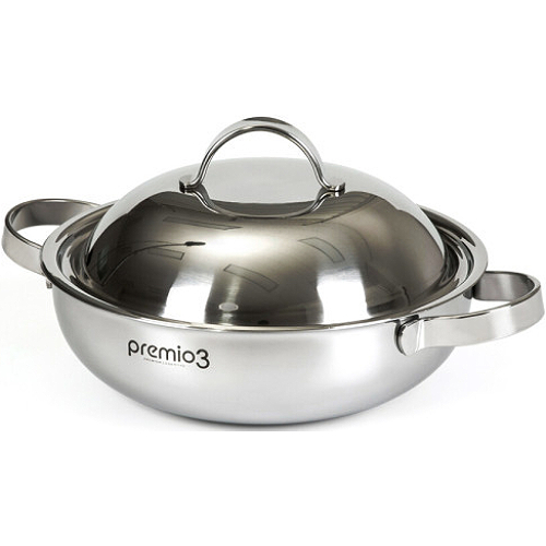 키친아트 프리미오3 통3중 IH 궁중 전골냄비 (24cm)