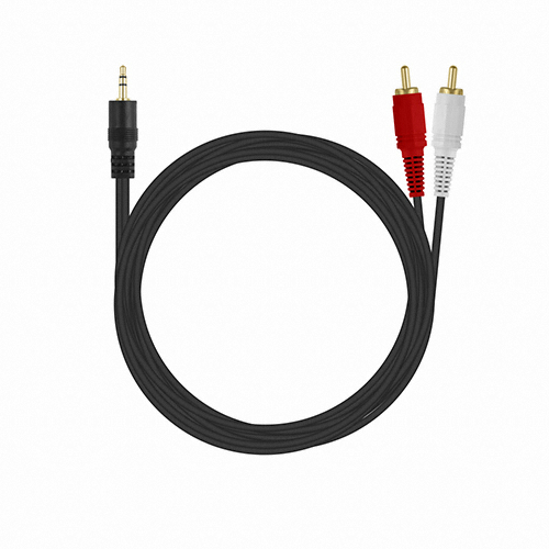 �������������ͽ� �ؽ�Ʈ 3.5mm ���׷���-2RCA ���̺�