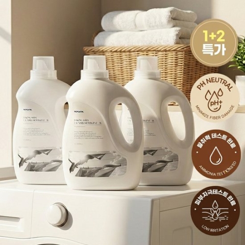 오가닉K 리피트인 베이킹소다 세탁세제 3L (3개)