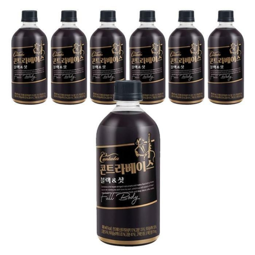 롯데칠성음료 칸타타 콘트라베이스 블랙앤샷 500ml (24개)