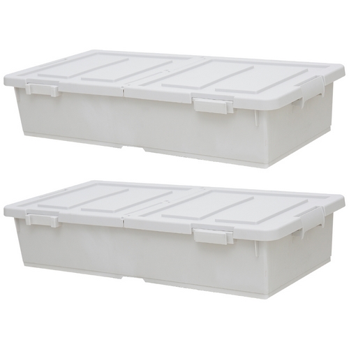 엔플라스틱 트레인 언더베드 리빙박스 50L (2개)_이미지