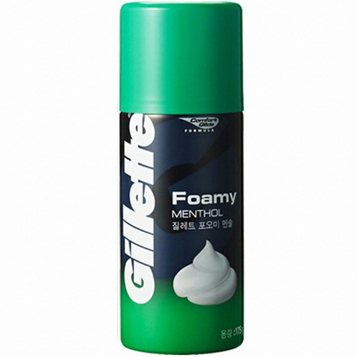 질레트 포오미 멘솔 쉐이빙 폼 175g (5개)_이미지
