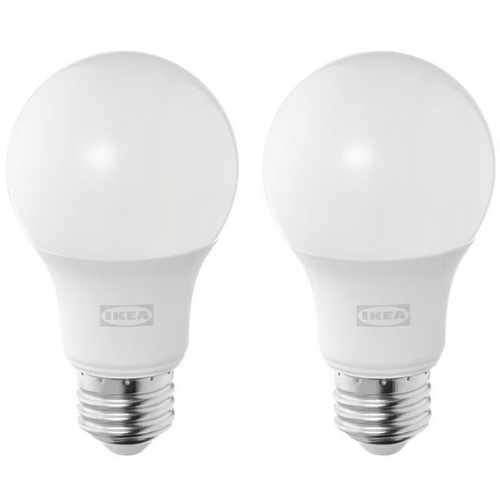 이케아 LED SOLHETTA 470루멘 전구 3.4W (2개)