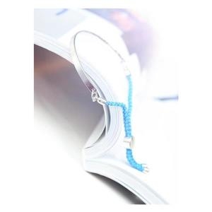 여자 파란색 써지컬스틸 실 남자 연인 팔찌 S10438537