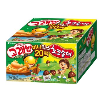 오리온 고래밥 초코송이 미니믹스 20팩 560g