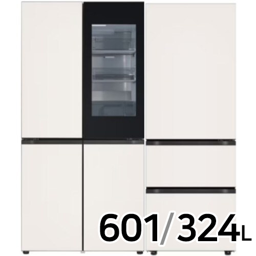LG전자 디오스 오브제컬렉션 STEM Fit & Max 노크온 M626GBB352 + Z334GBB171 (설치일 지정)_이미지