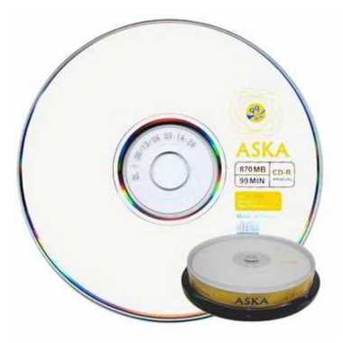 ASKA CD-R 870MB 케익 (10장)_이미지