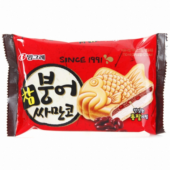 빙그레 참 붕어싸만코 150ml (10개)