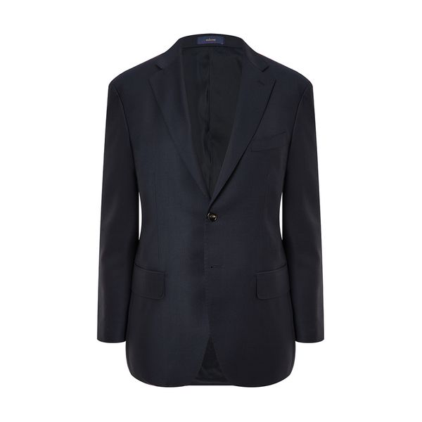 LF 마에스트로 세트19 네이비 체크 울 FW 수트 자켓 MASJ3C032N2