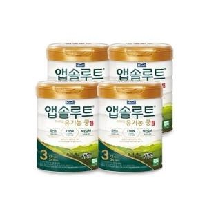 매일유업 2021 앱솔루트 프리미엄 유기농 궁 3단계 800g (4개)