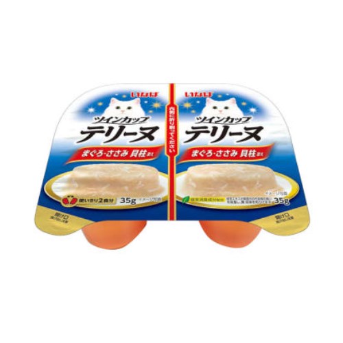 캣 챠오 트윈컵 테린 참치&닭가슴살&관자 IMC-222 70g (35g x 2p)
