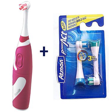 LG생활건강 아트만 전동칫솔 + 칫솔모(2SET)_이미지