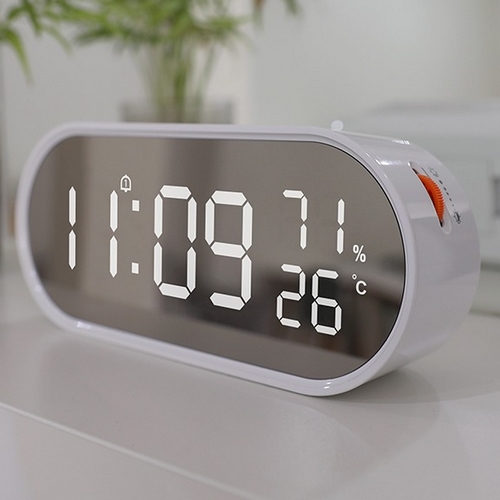 무아스 롤링팝 미러클락 LED 탁상시계