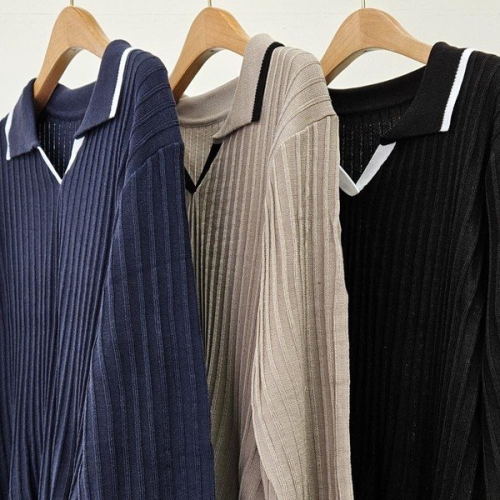 시드마켓 오픈카라골니트긴팔티 409S794S 빅사이즈 여성