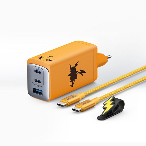 ANKER 포켓몬 에디션 PD PPS 120W 3포트 GaN 충전기 B2148 해외구매