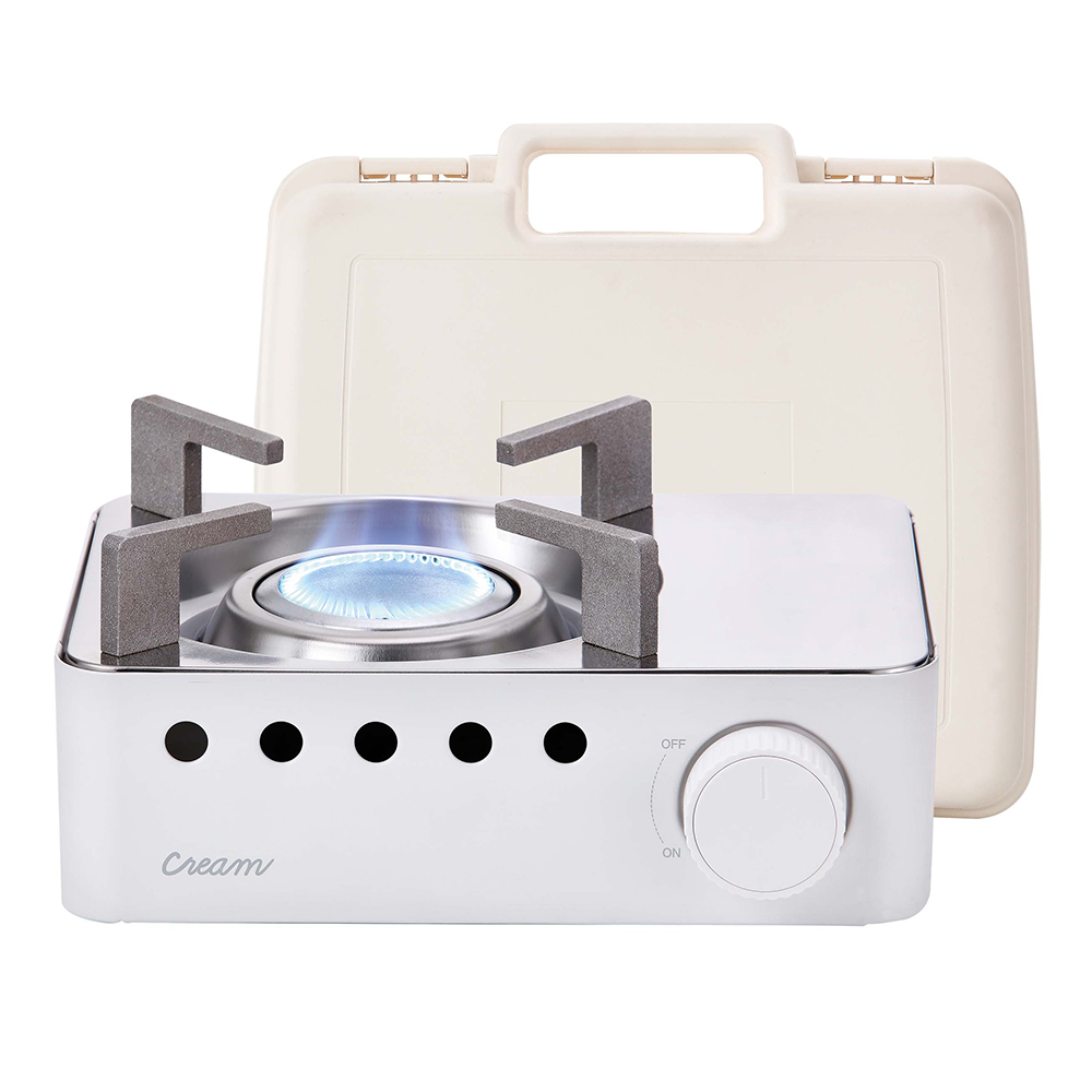 키친플라워 크림 미니 가스렌지