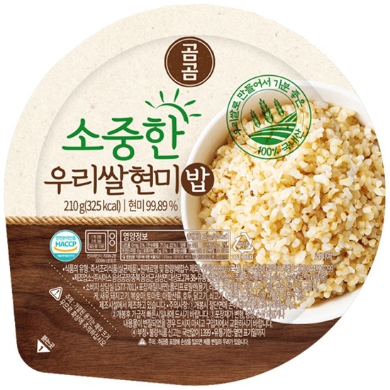 쿠팡 곰곰 소중한 우리쌀 현미밥 210g (24개)