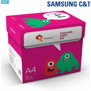 삼성물산 X 에잇세컨즈 프리미엄 에잇몬 에디션 복사용지 A4 80g이미지입니다. 누르면 해당 게시물로 새창이동합니다.