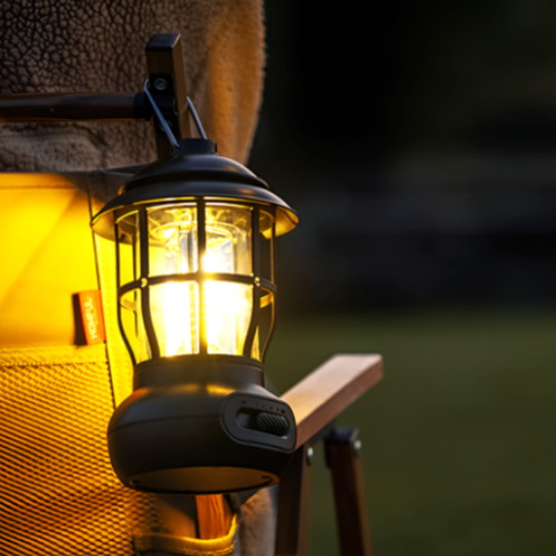 더보누르 감성 캠핑등 휴대용 조명 캠핑 랜턴 블랙