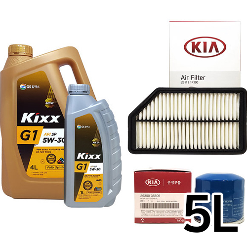 GS칼텍스 킥스 G1 5W30 + 순정필터 더뉴벨로스터 1.6 가솔린터보_이미지