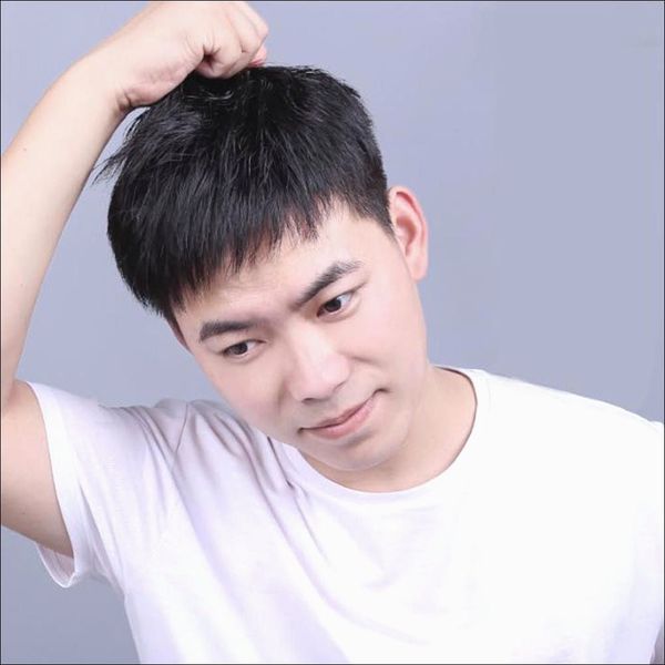 남성 314CTI27 정수리가발 헤어라인 인 부분가발 손쉬운연출_이미지