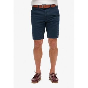 슈퍼드라이 Co OFFICER Shorts french blue 7517717