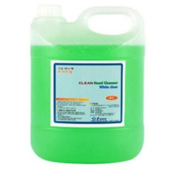 [불명] 욕실용품 크린핸드 물비누4000ml 대용량 물비누 업소용물비누 핸드워시 화장실물비누 대용량물비누