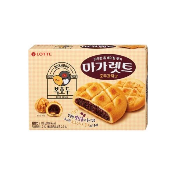롯데제과 마가렛트 호두과자맛 176g