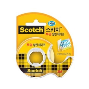 3M 스카치 투명 양면테이프 136 12mm x 6.35m (144개)_이미지