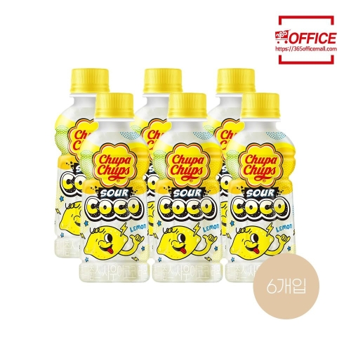 농심 츄파춥스 사우어코코 레몬 240ml (6개)_이미지