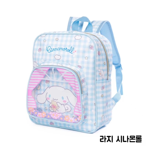 산리오 신학기 초등학교 책가방 소풍가방 시나모롤 책가방_이미지