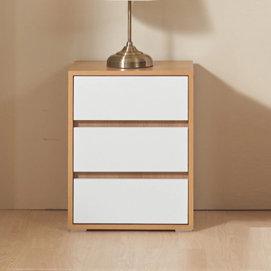 집무드 루아이 폭 좁은 틈새 슬림 낮은 3단 서랍장 400_이미지