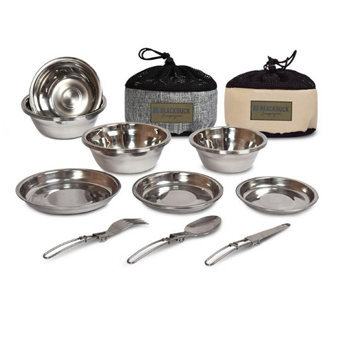 블랙벅 식기세트 16p 파우치_이미지