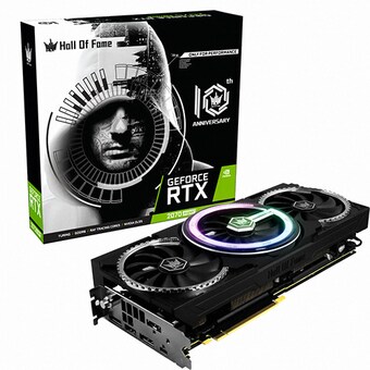 <b>갤럭시</b> GALAX 지포스 RTX <b>2070</b> <b>SUPER</b> Hall Of Fame D6 8GB 10th Anniversary BLACK Edition