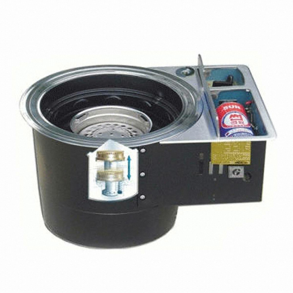GS-6000B 파워킹 부탄 숯불 겸용로스타 무연식