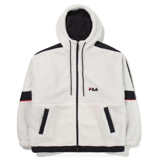 휠라 소매 우븐패치 보아 자켓 FS2PLE4104X