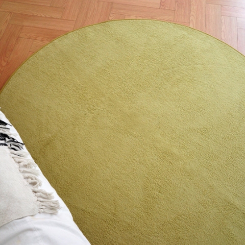 인룸 플레인소프트 원형 러그