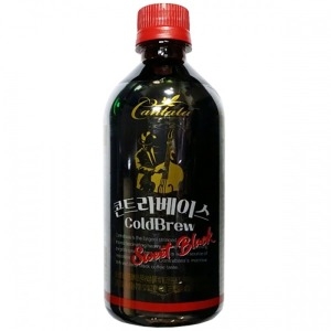 롯데칠성음료 칸타타 콘트라베이스 콜드브루 스위트 블랙 500ml (24개)_이미지