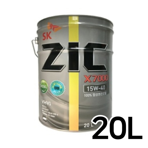 SK엔무브 지크 X7000 15W40 20L