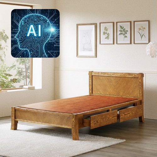 인터데코 GC553 AI 인체감지 3중 온돌침대 SS (황토+옥+숯)_이미지