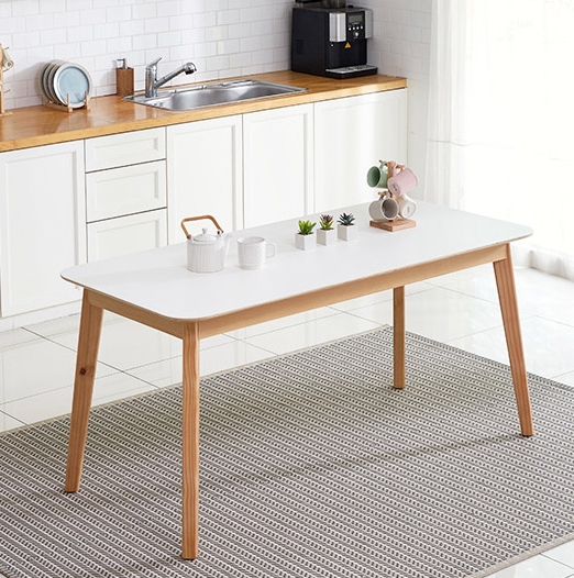 엠하우스 엠비오 원목 HPM 식탁 1600 (의자별도)_이미지