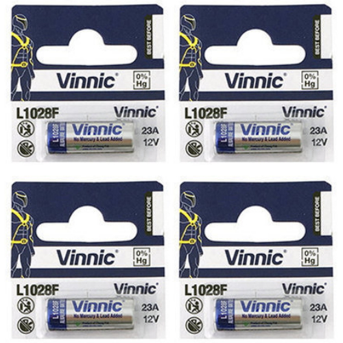 ViNNiC 비닉 23A 12V L1028F 건전지 1알 카드 4팩_이미지