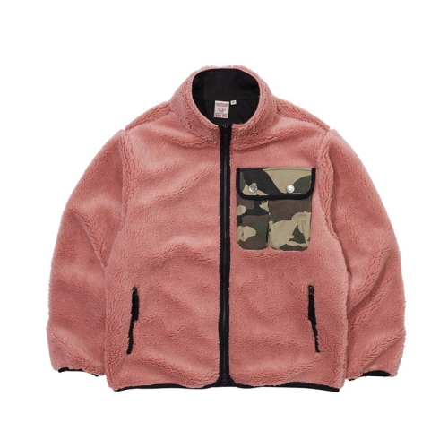 트루릴리젼 CAMO BLOCK BOA F리 LEECE JUMPER_PINK TRA4JPU103PPK 3053116_이미지