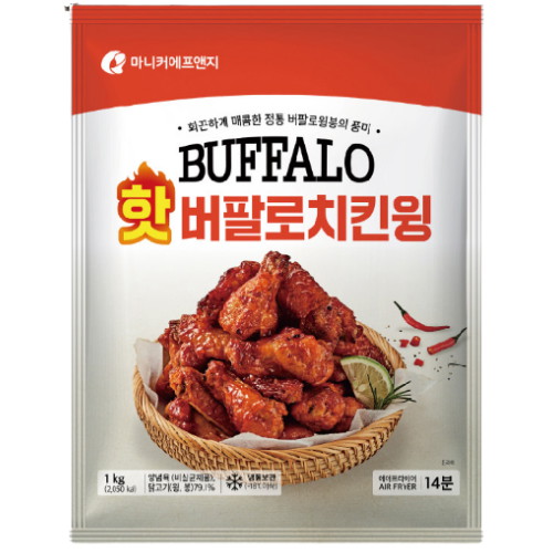 마니커 핫 버팔로 치킨윙 1kg (2개)_이미지